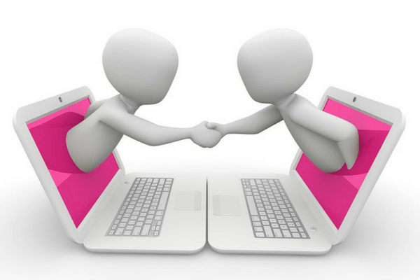 staying in touch through emails