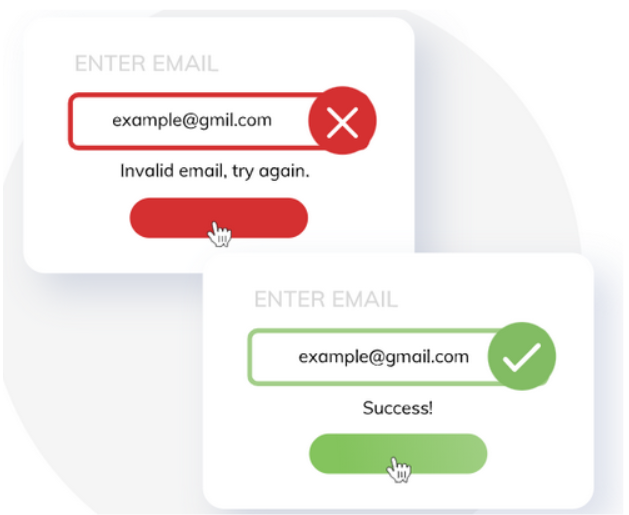 Difference Between Invalid and Valid Email Addresses